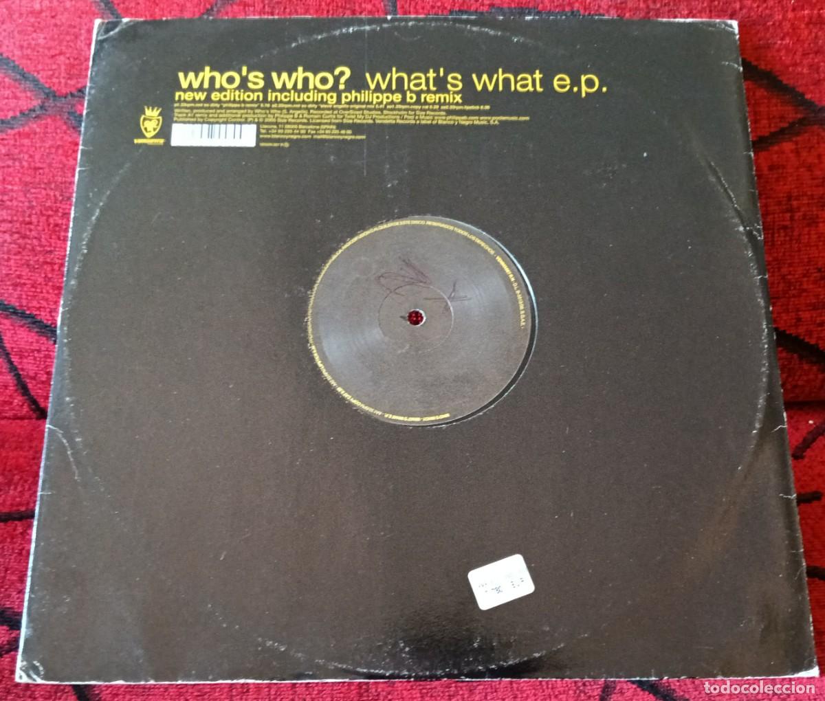 Discos de vinilo: WHO'S WHO? ** What's What E.P. (New Edition) ** MAXI SINGLE VINILO 2005