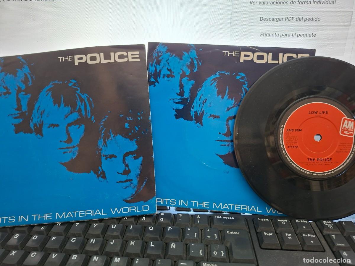 Discos de vinilo: THE POLICE - SPIRITS IN THE MATERIAL WORLD - SINGLE DE VINILO CON POSTER - C- 63