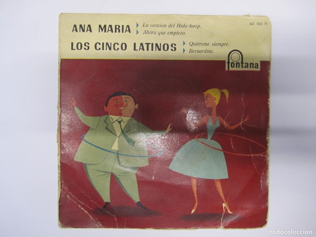 Discos de vinilo: disco vinilo single ana maria los cincos latinos