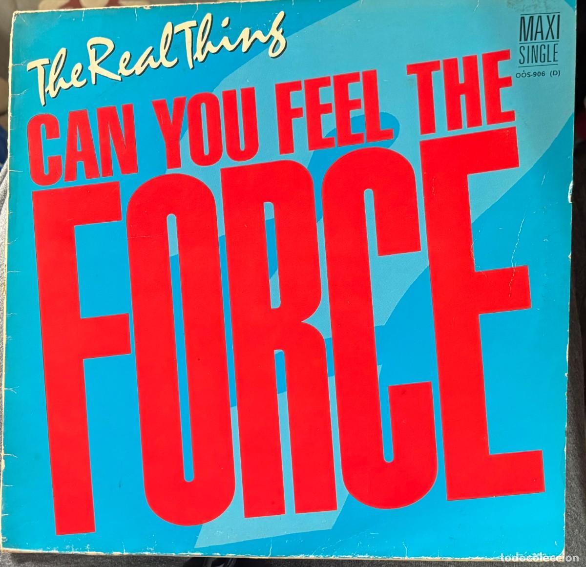 Discos de vinilo: LP MAXI SINGLE STONE CITY BAND-CAN YOU FEEL THE FORCE. LP-GEXT-900