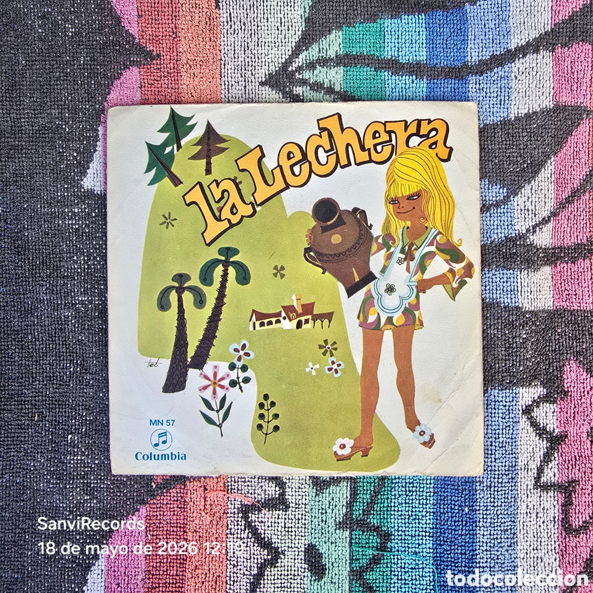 Discos de vinilo: [SINGLE] CUENTO INFANTIL, LA LECHERA (COLUMBIA) (1964)