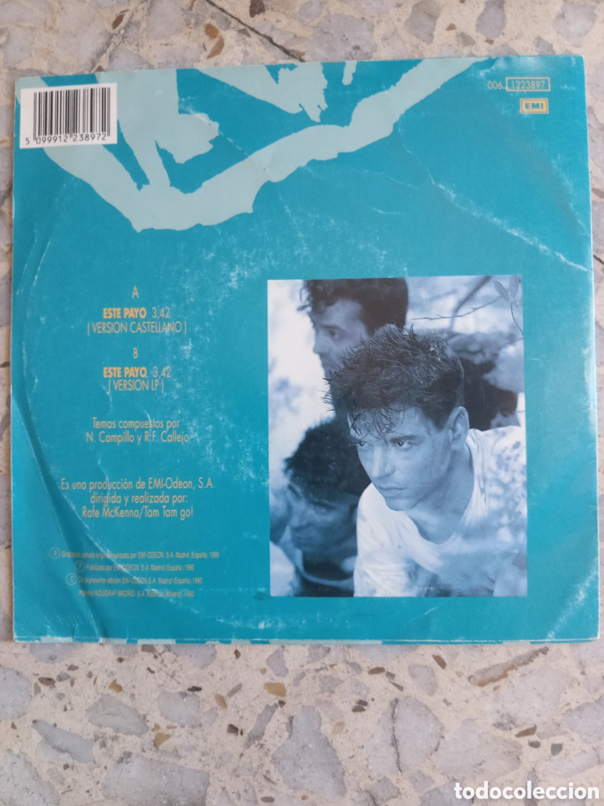 Discos de vinilo: SGL TAM TAM GO ESTE PAYO 1990 - Foto 2