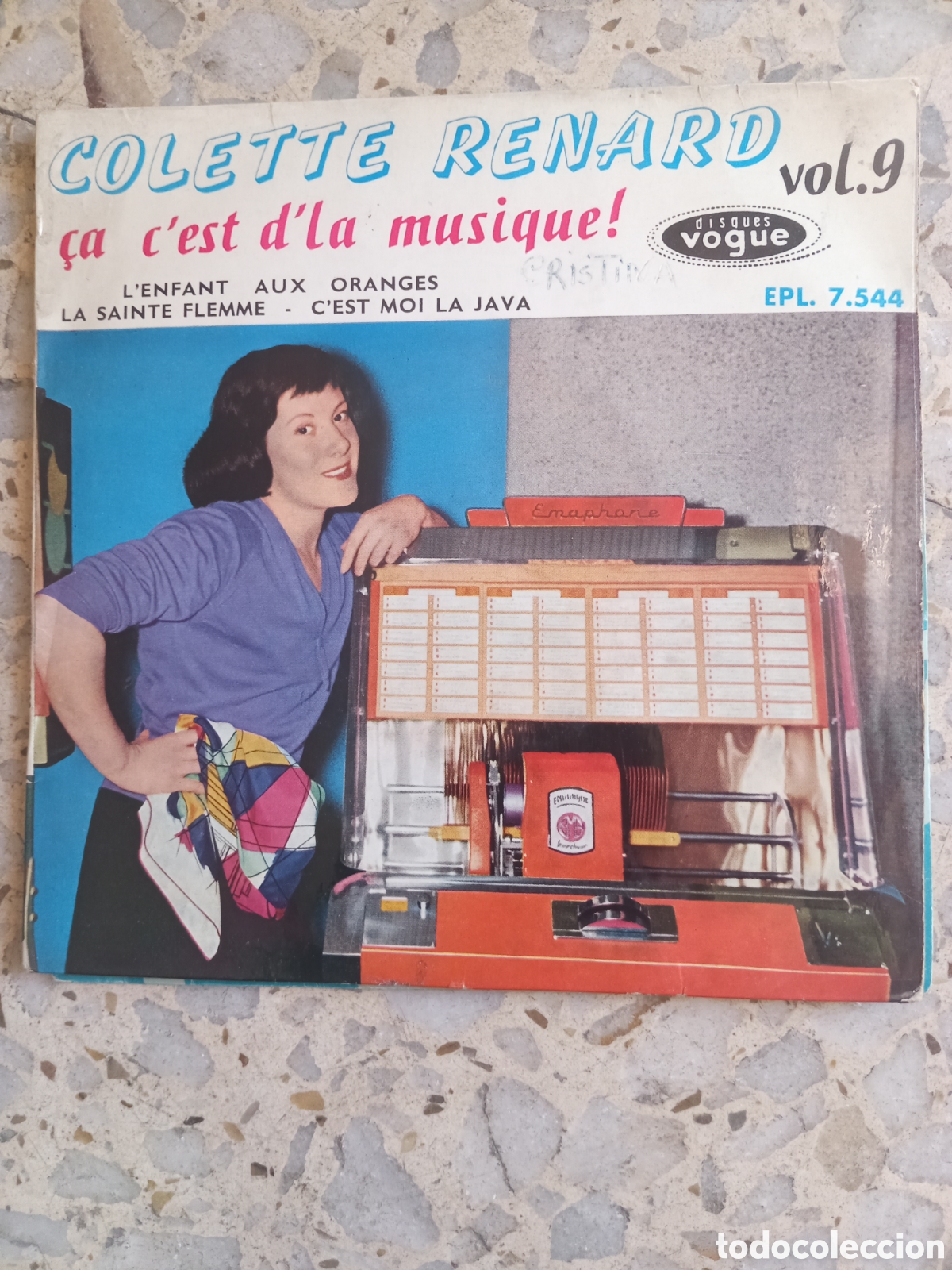 Discos de vinilo: EP COLETTE RENARD &Ccedil;A C&acute;EST D&acute;LA MUSIQUE FRANCIA