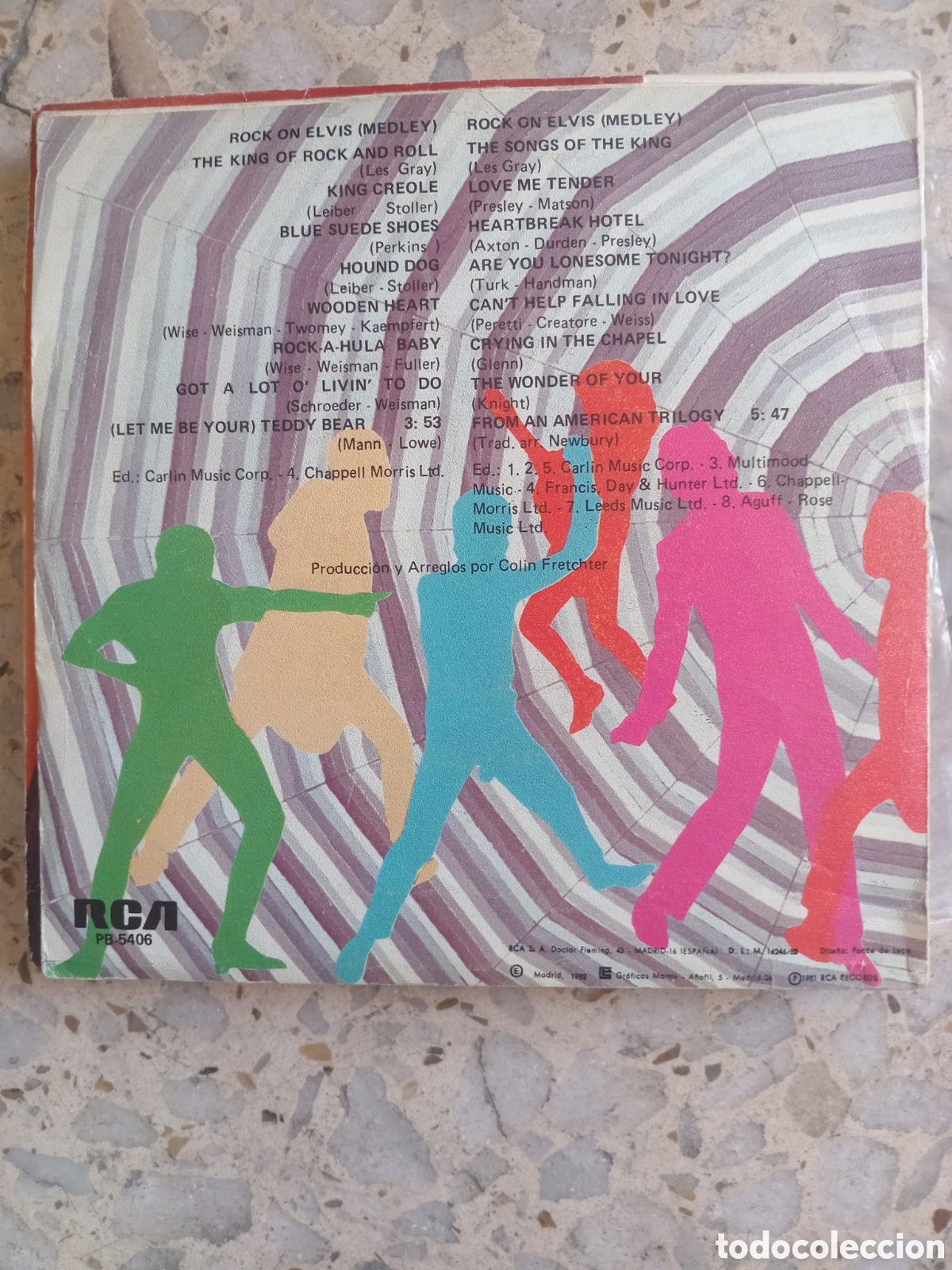 Discos de vinilo: SGL TULSA MCLEAN ROCK ON ELVIS 1982 - Foto 2