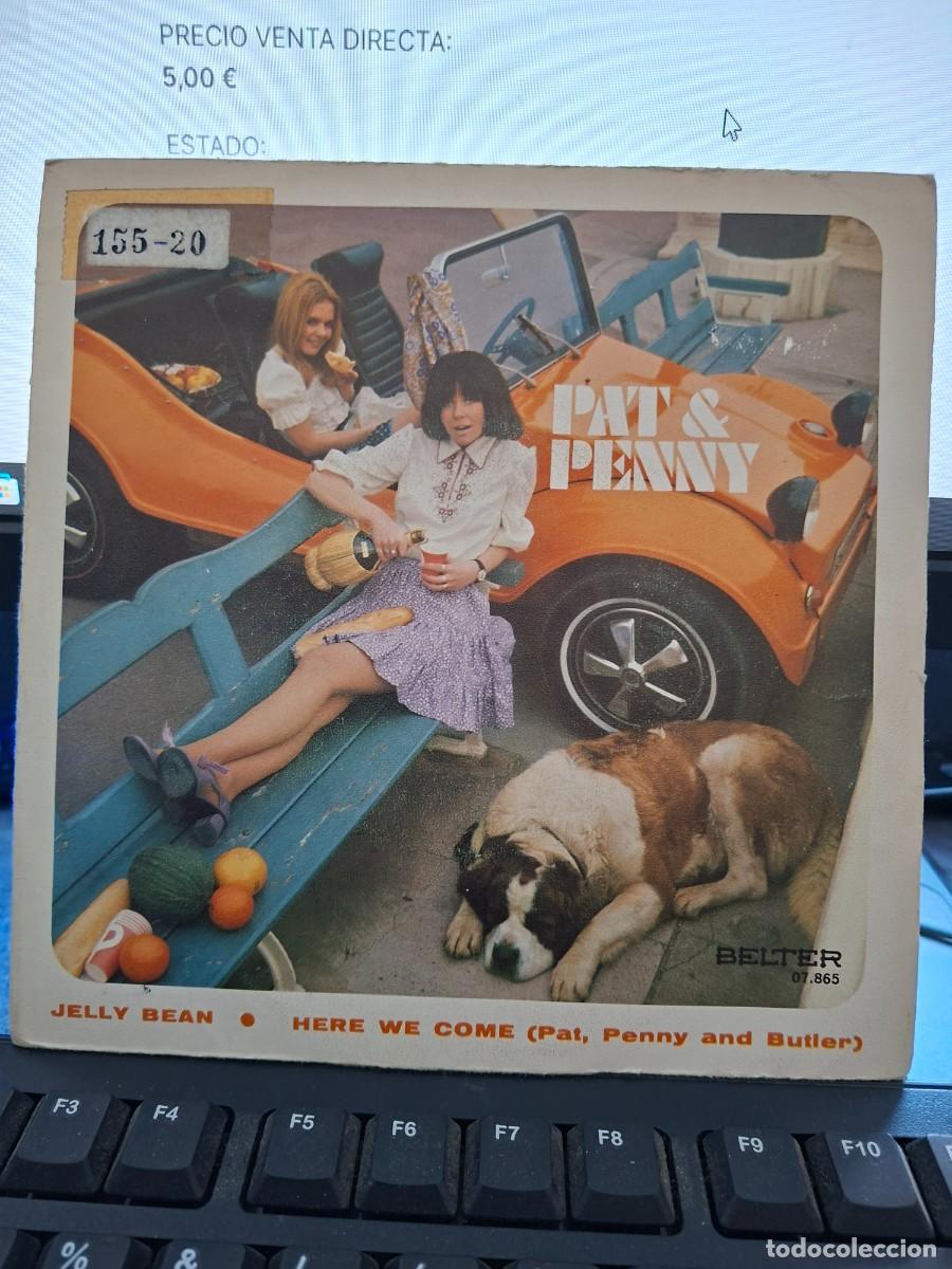 Discos de vinilo: PAT & PENNY - JELLY BEAN - SINGLE DE VINILO - C- 63