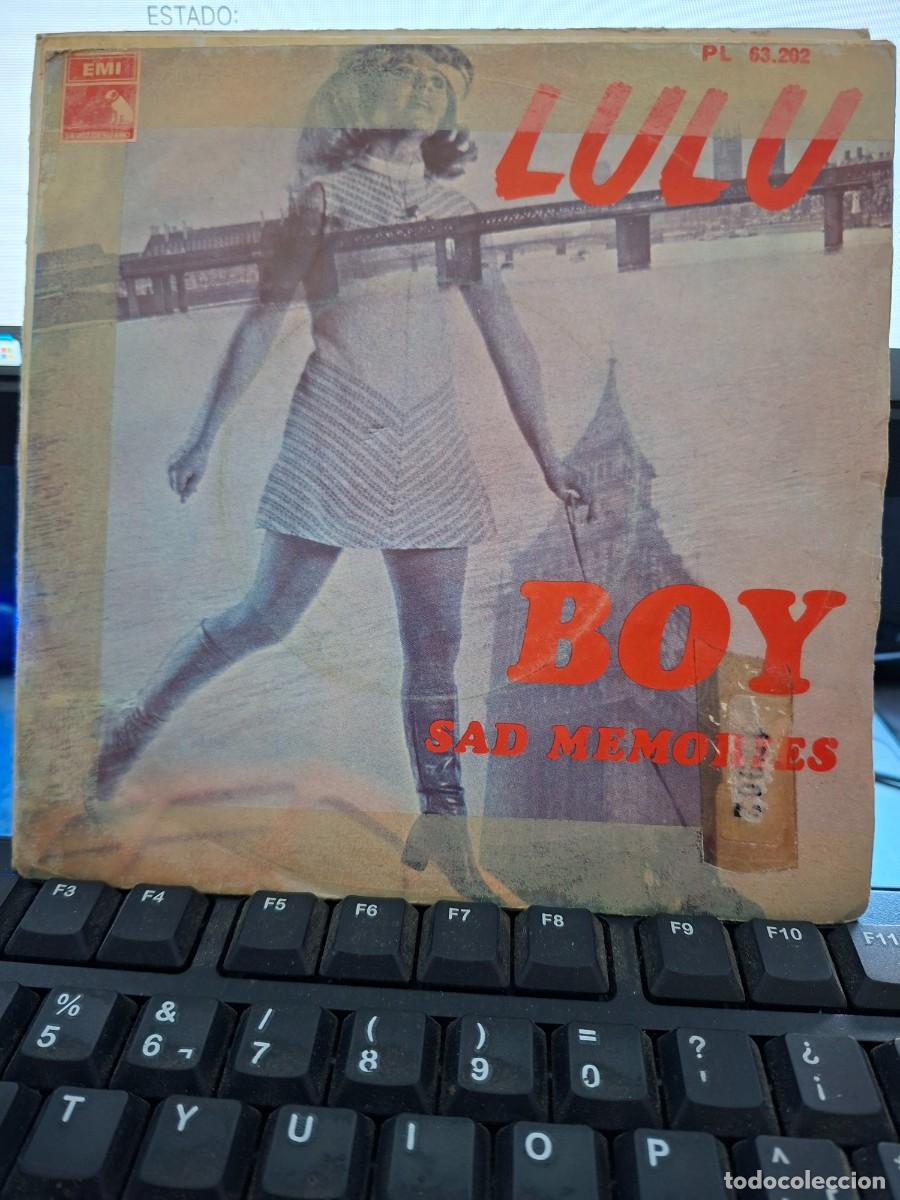 Discos de vinilo: LULU - BOY / SAD MEMORIES - SINGLE DE VINILO - C- 63