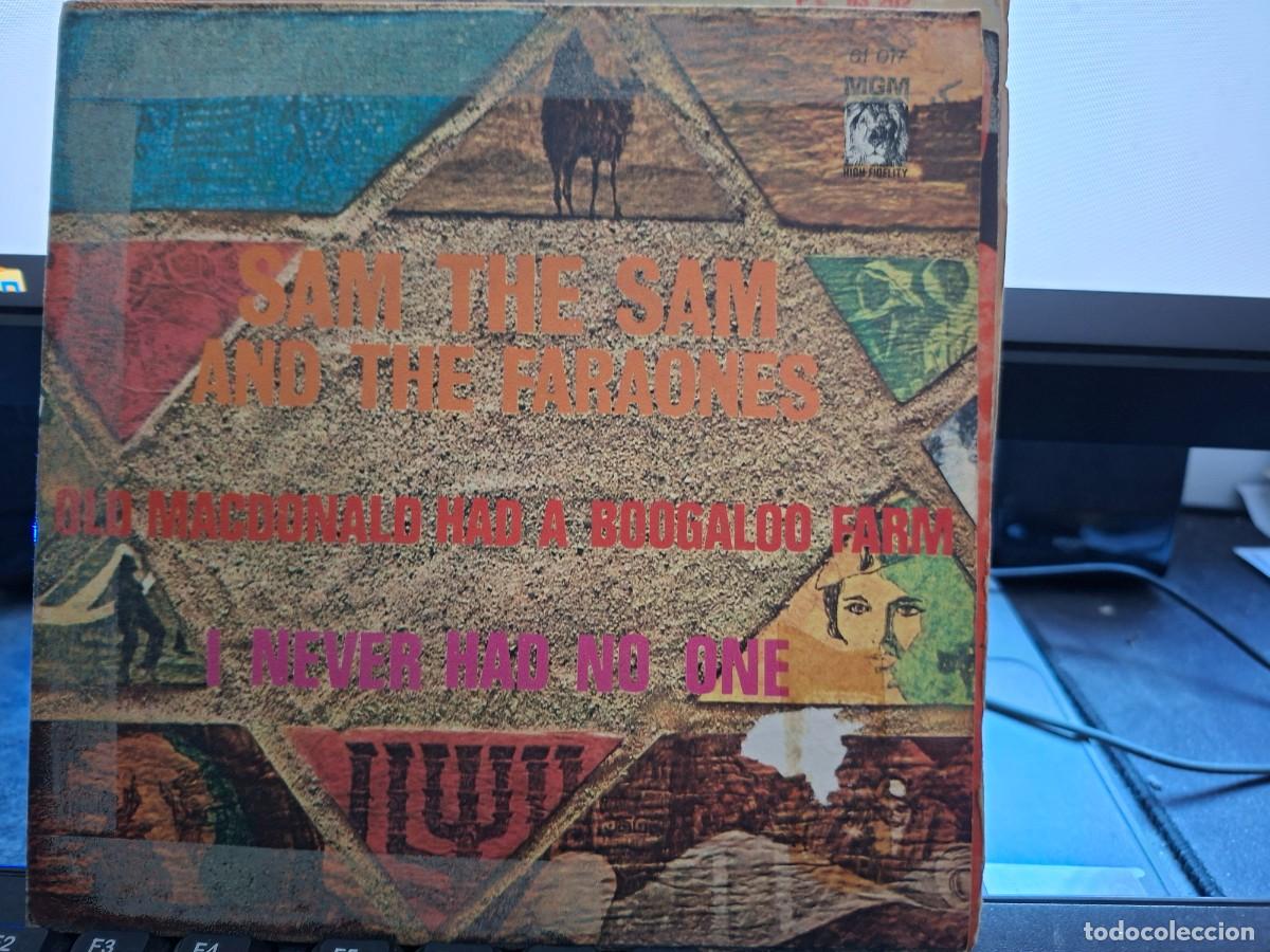 Discos de vinilo: SAM THE SHAM AND THE FARAONES ( PHARAOHS ) - OLD MACDONALD HAVE A BOOGALO FARM - SINGLE - C- 63
