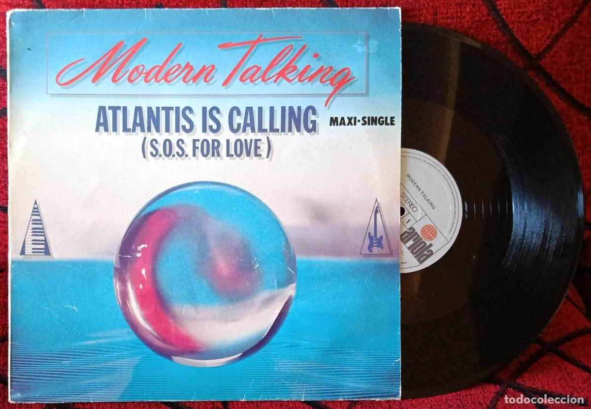 Discos de vinilo: MODERN TALKING ** Atlantis Is Calling (S.O.S. For Love) ** MAXI SINGLE VINILO 1986