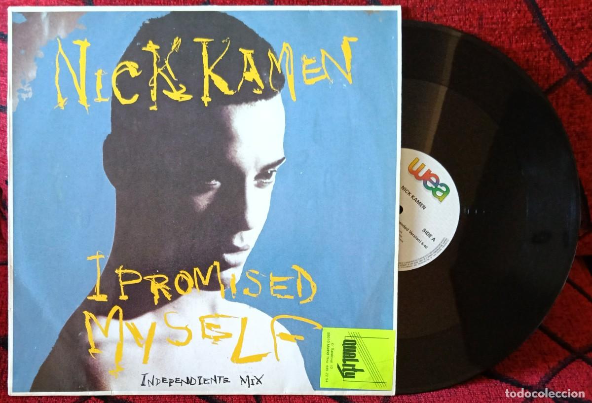 Discos de vinilo: NICK KAMEN **I Promised Myself (Independiente Mix)** MAXI SINGLE VINILO ALEMANIA 1990