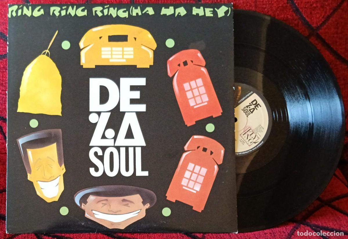 Discos de vinilo: DE LA SOUL ** Ring Ring Ring (Ha Ha Hey) ** MAXI SINGLE ITALIA 1991