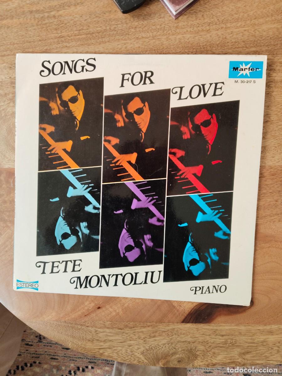 Discos de vinilo: TETE MONTOLIU (PIANO) - SONGS FOR LOVE / LP MARFER DE 1975 RF-10465 8,00 &euro;