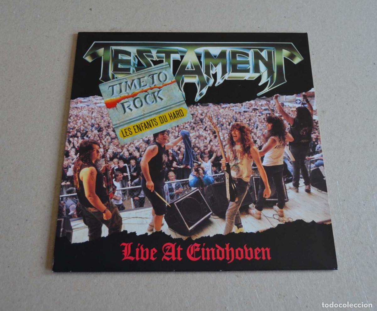 Discos de vinilo: TESTAMENT - LIVE AT EINDHOVEN (EP 12&rdquo;) - Foto 1
