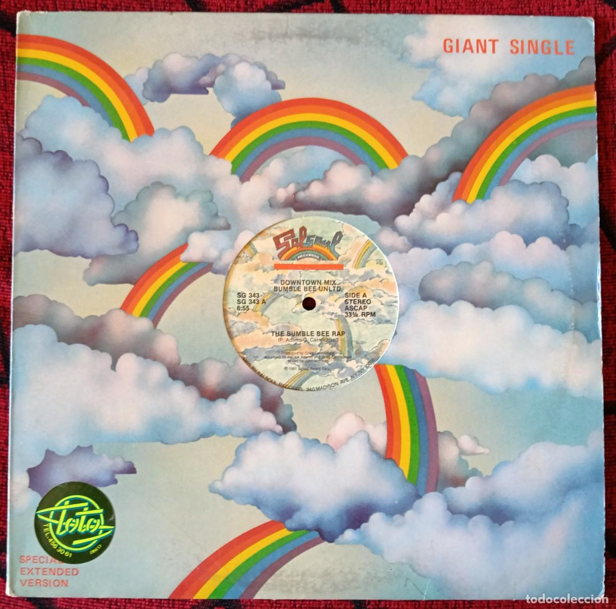 Discos de vinilo: BUMBLE BEE UNLTD ** The Bumble Bee Rap ** MAXI SINGLE VINILO 1981 USA