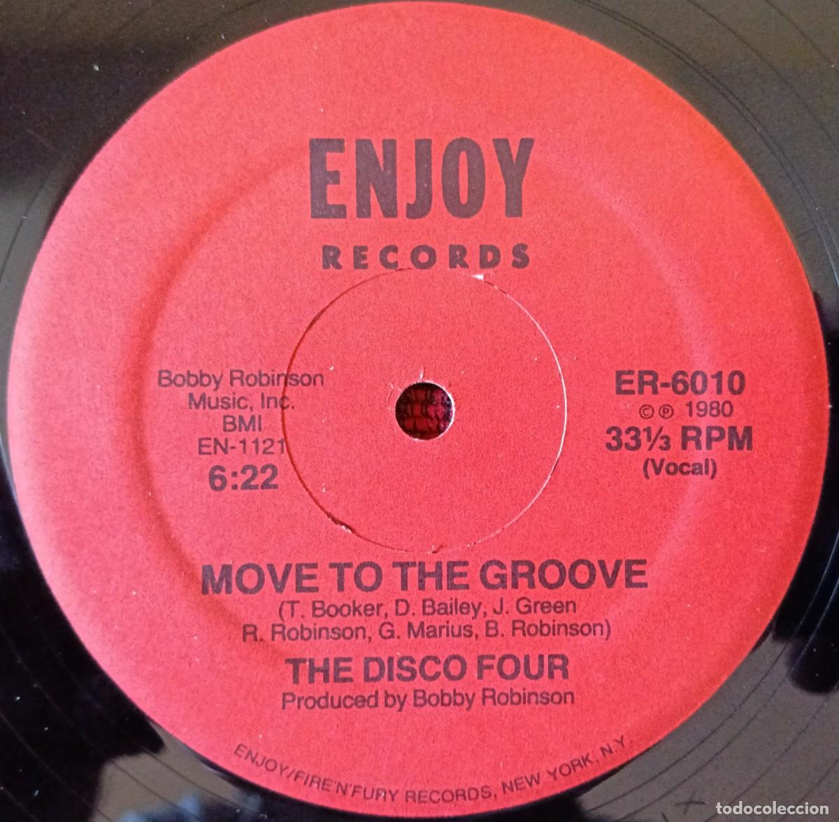Discos de vinilo: THE DISCO FOUR ** Move To The Groove ** MAXI SINGLE VINILO 1980 USA
