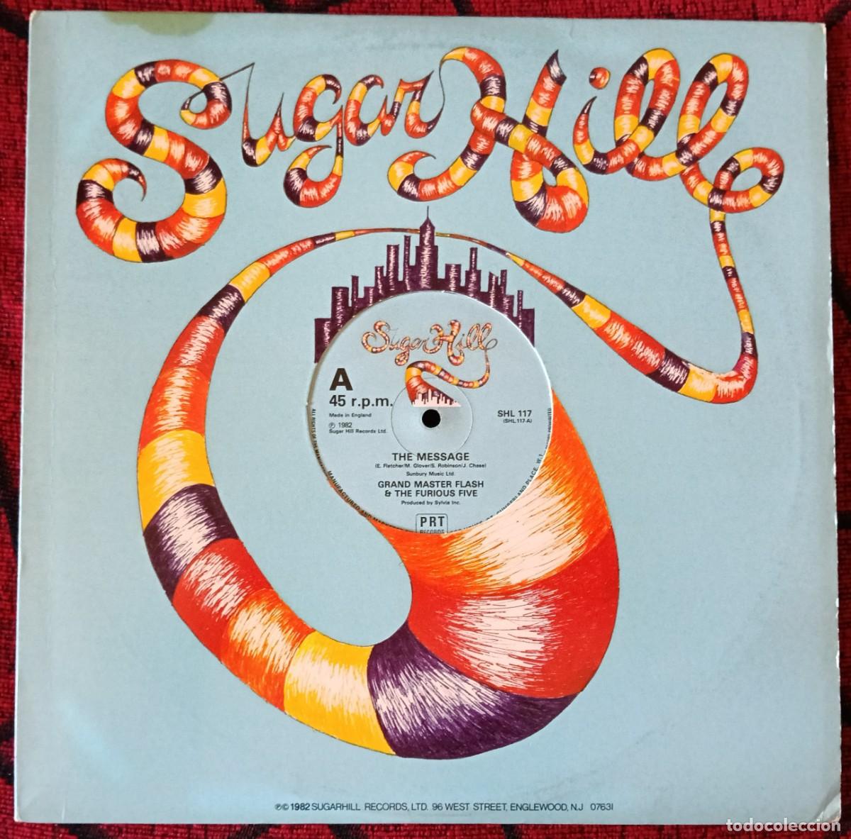 Discos de vinilo: GRAND MASTER FLASH & THE FURIOUS FIVE ** The Message ** MAXI SINGLE VINILO 1982 UK