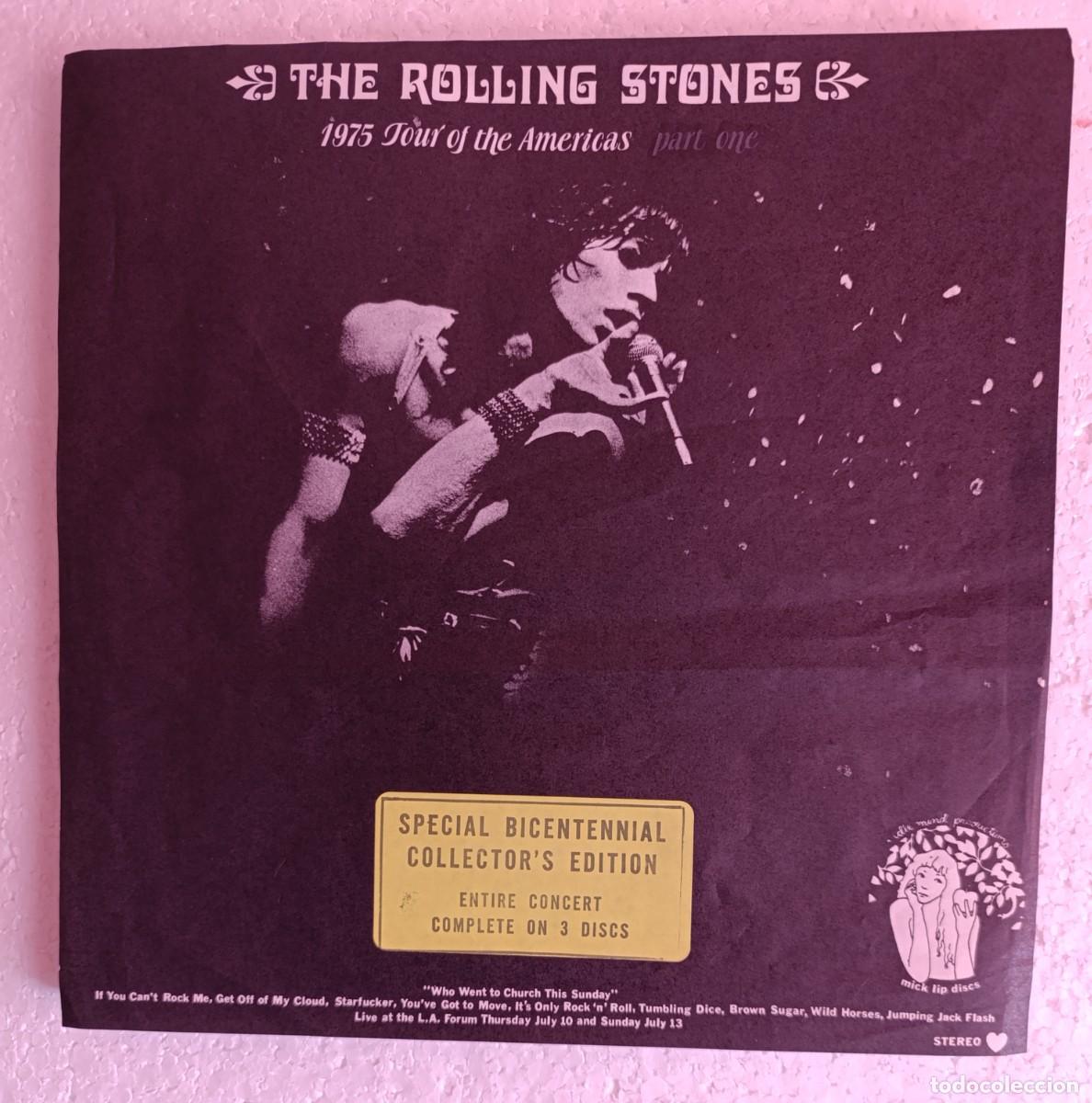Discos de vinilo: The Rolling Stones. 1975 tour of the Americas