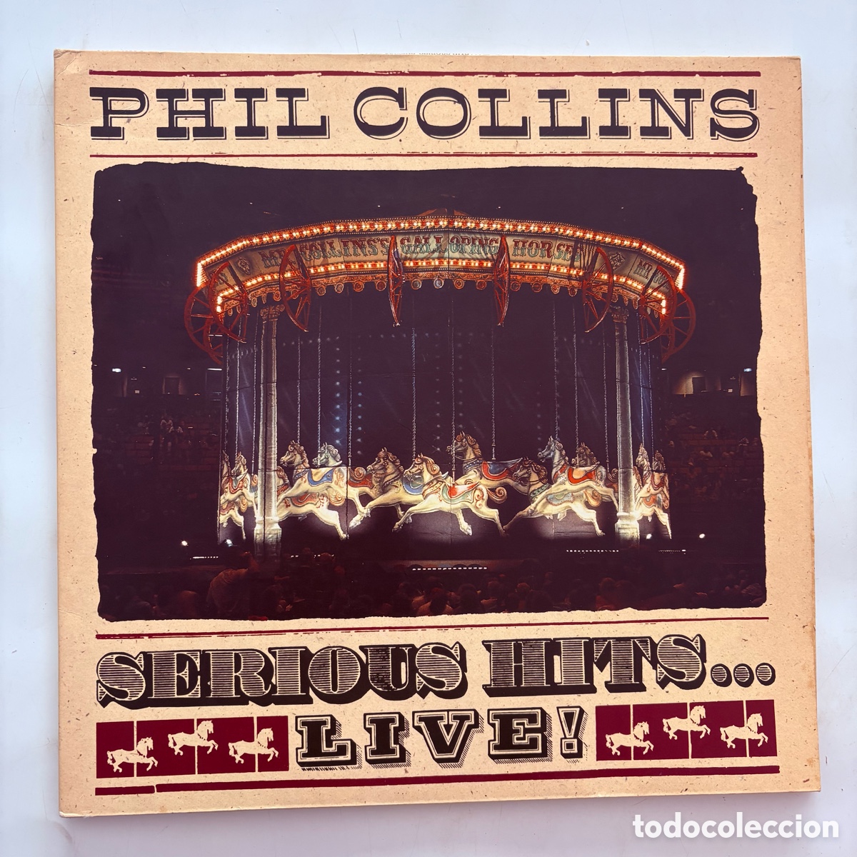 Discos de vinilo: doble lp Phil Collins &ndash; Serious Hits...Live! edicion europea de 1990