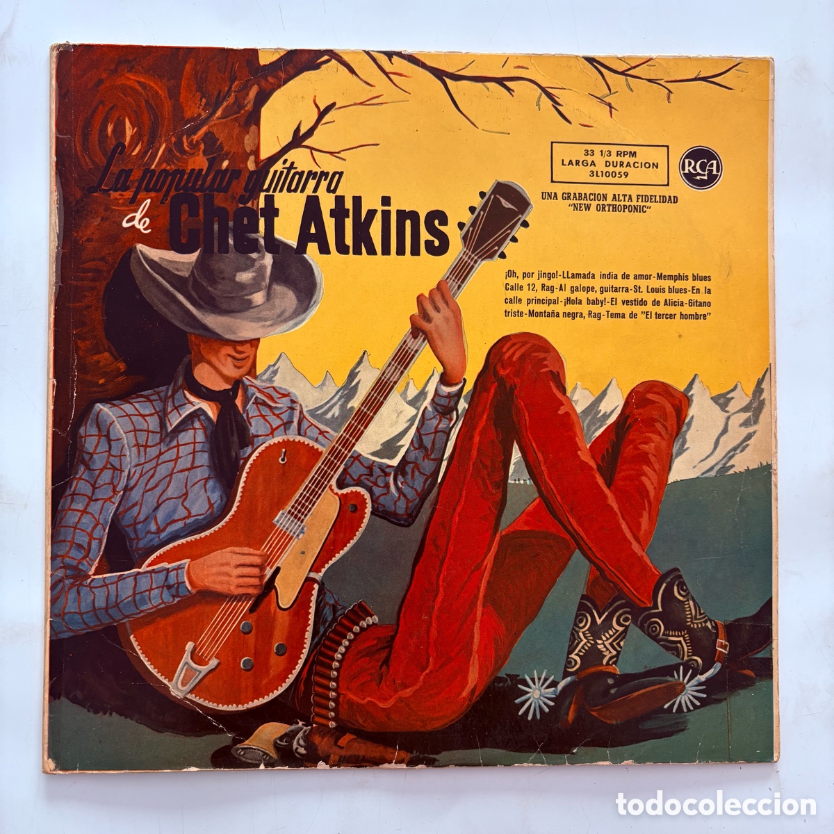 Discos de vinilo: lp Chet Atkins &ndash; La Popular Guitarra De Chet Atkins edicion espa&ntilde;ola de 1958