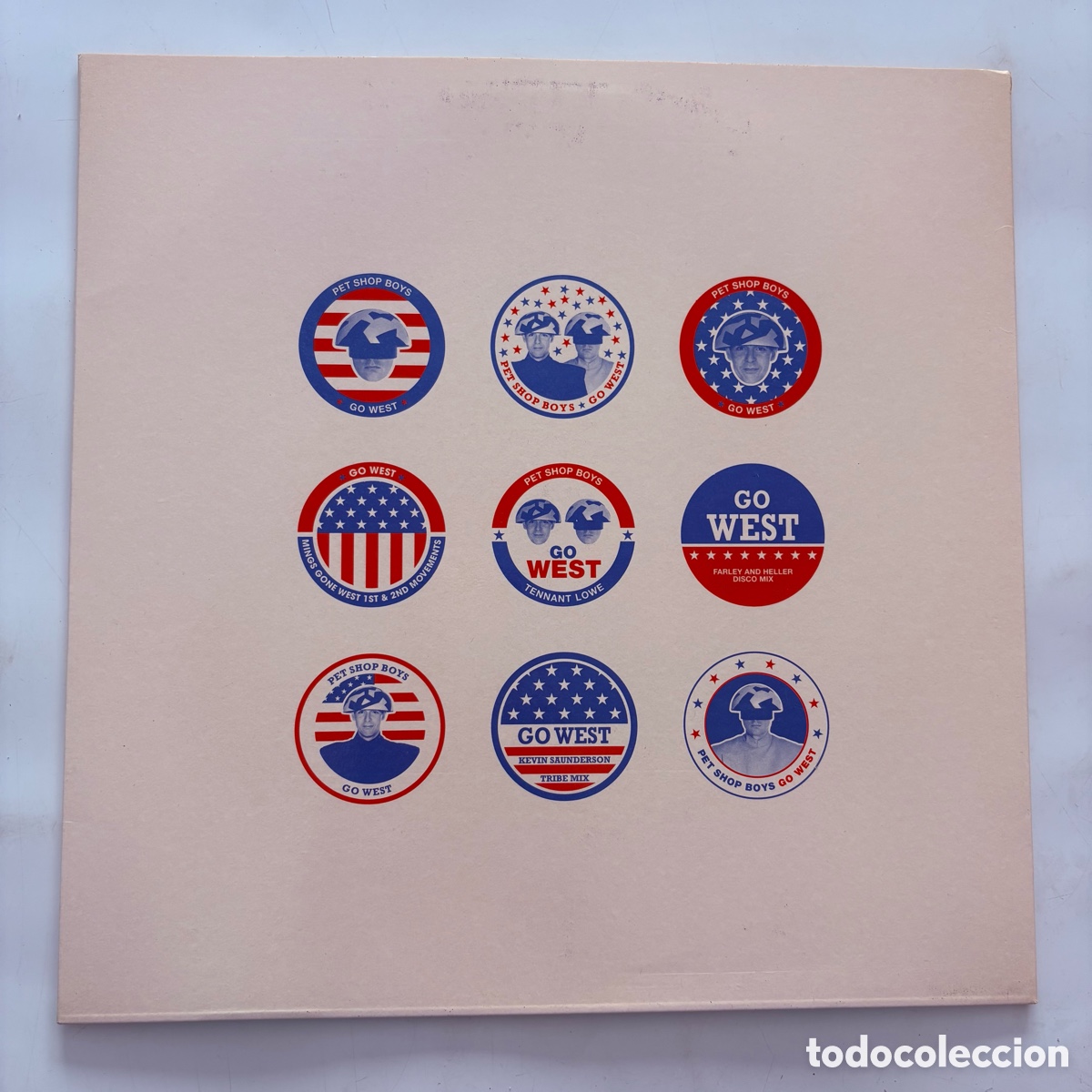 Discos de vinilo: maxi 12'' Pet Shop Boys &ndash; Go West edicion espa&ntilde;ola de 1993