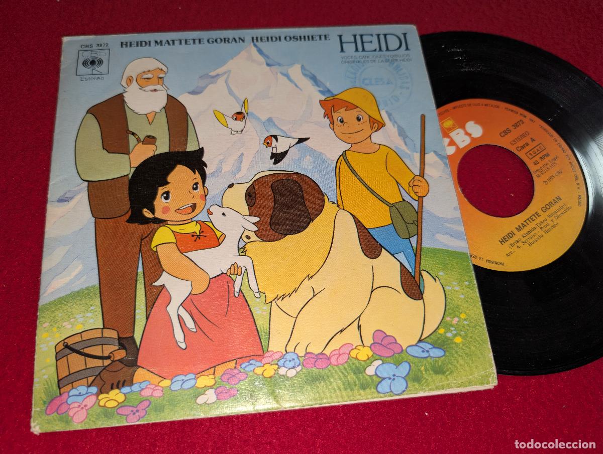 Discos de vinilo: HEIDI ost bso Heidi mattete goran 7'' SINGLE 1975 EDICION ESPA&Ntilde;OLA spain GATEFOLD