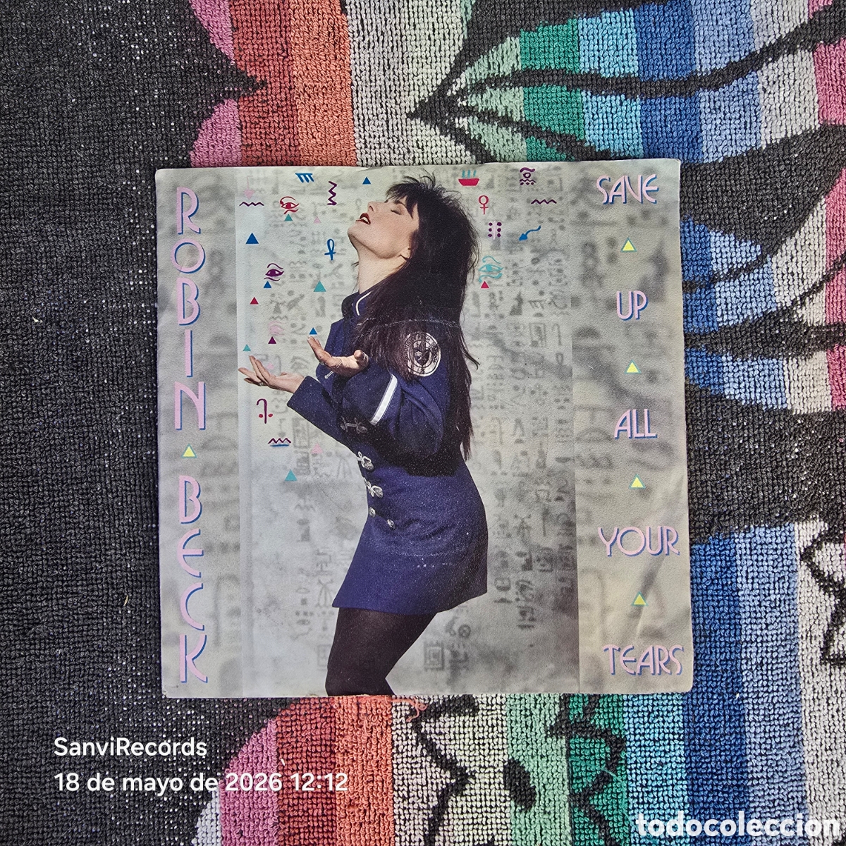 Discos de vinilo: [SINGLE] ROBIN BECK: SAVE UP ALL YOUR TEARS - JEALOUS HEARTS (METRONOME) (1989)