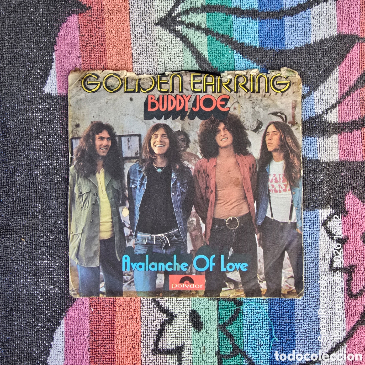 Discos de vinilo: [SINGLE] GOLDEN EARRING: BUDDY JOE - AVALANCHE OF LOVE (POLYDOR) (1972)