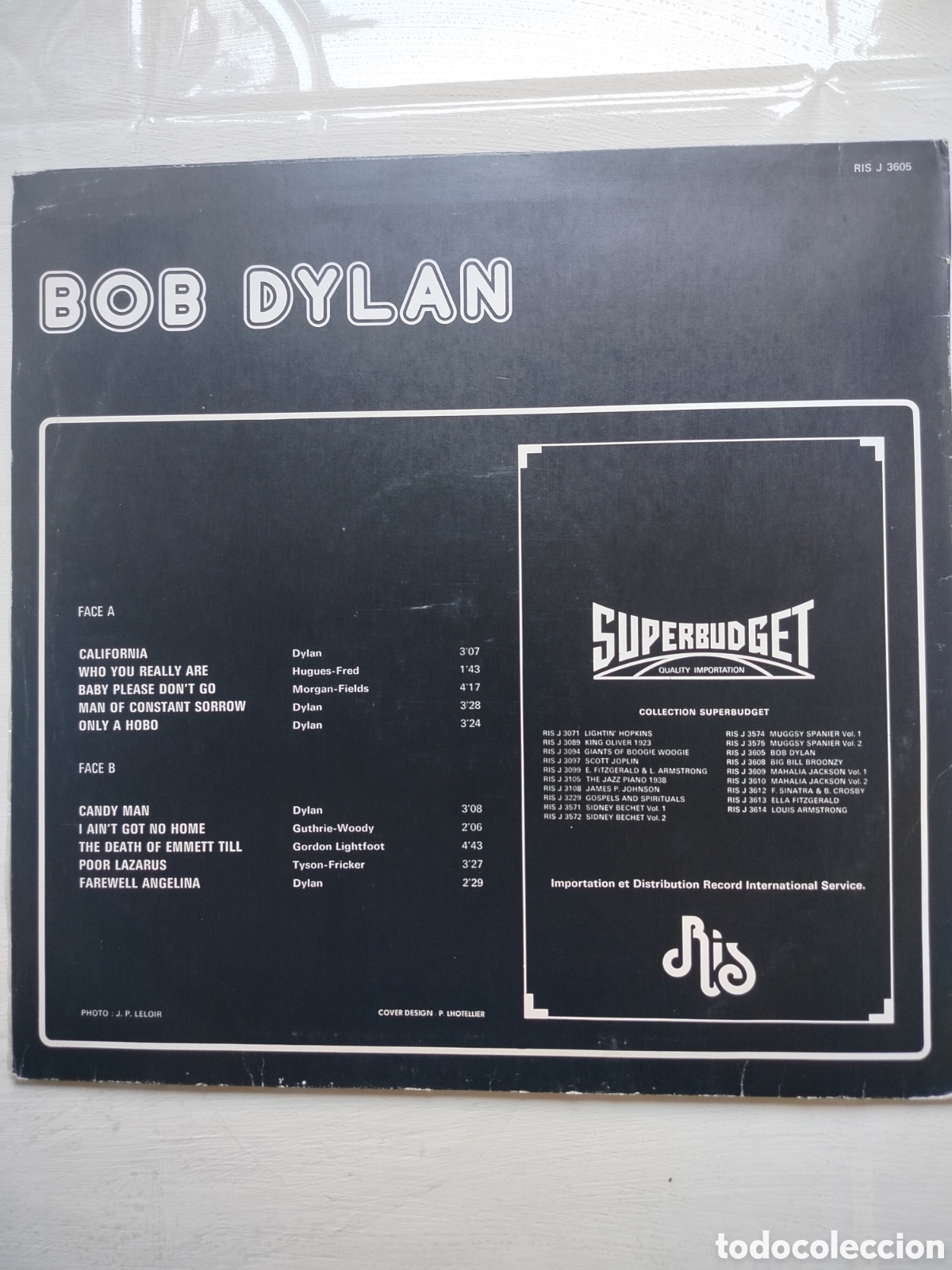 Discos de vinilo: Bob Dylan LP Bootleg 1975. - Foto 2