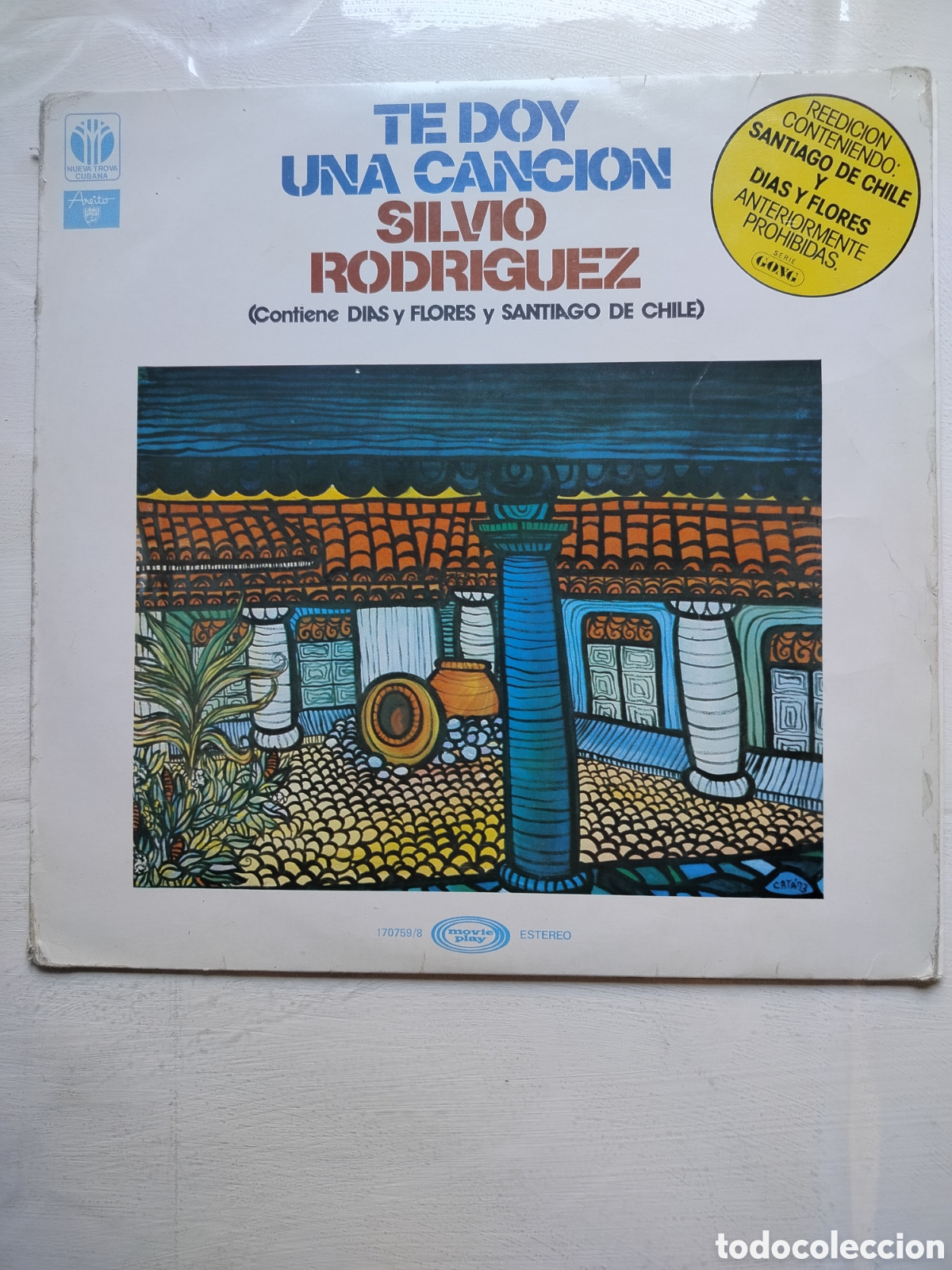 Discos de vinilo: Silvio Rodr&iacute;guez LP 1975
