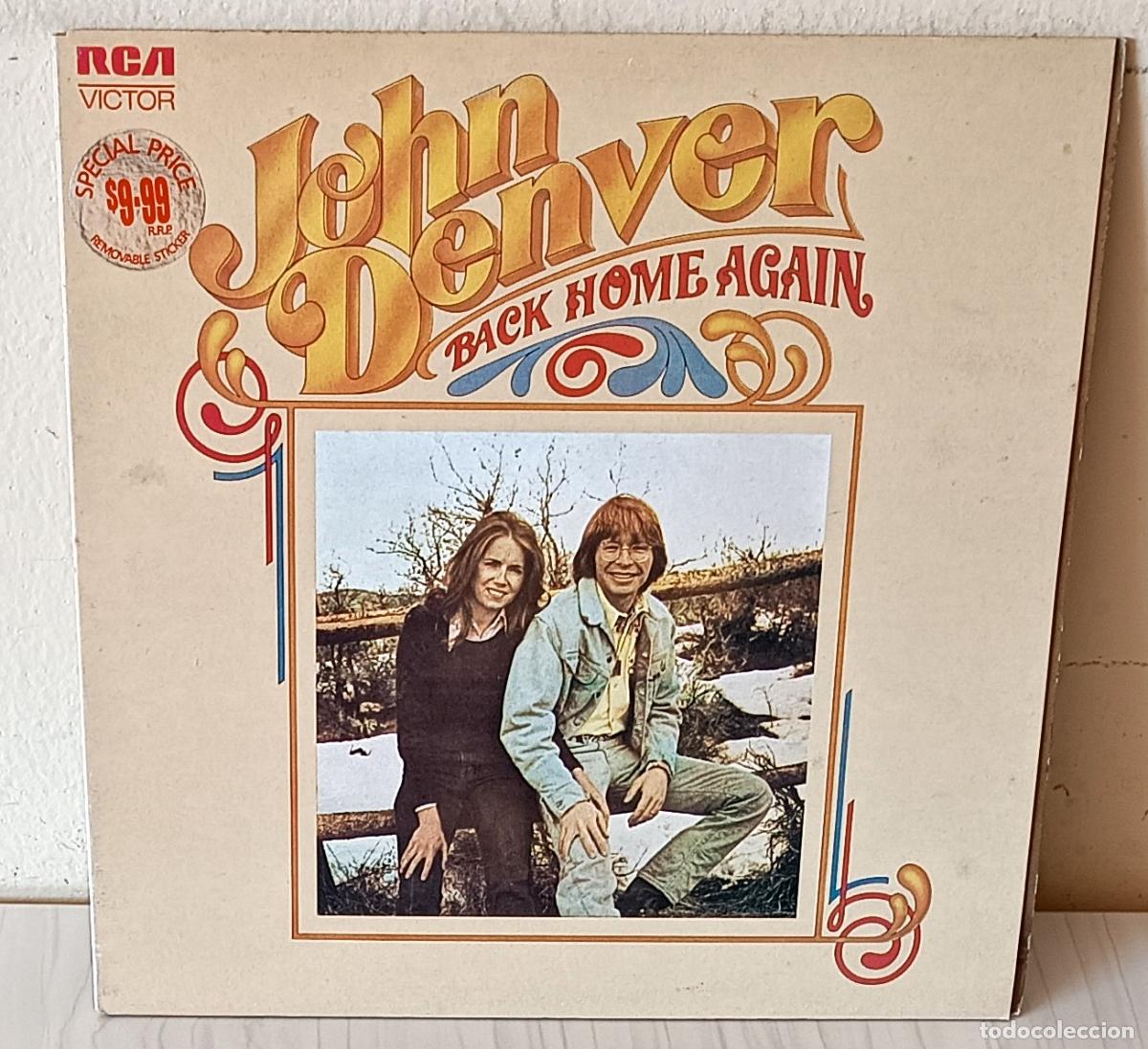 Discos de vinilo: JOHN DENVER - BACK HOME AGAIN RCA EDIC. AUSTRALIANA - 1974 GAT
