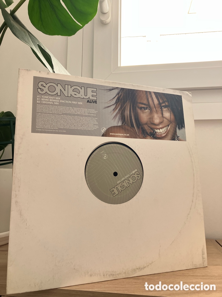 Discos de vinilo: Sonique - Alive 12&rdquo; Original + Remixes