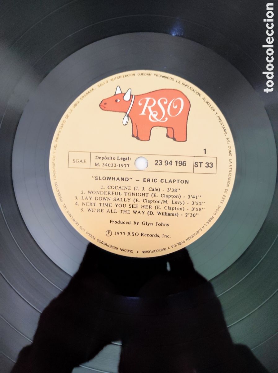 Discos de vinilo: ERIC CLAPTON - SLOWHAND - Foto 3