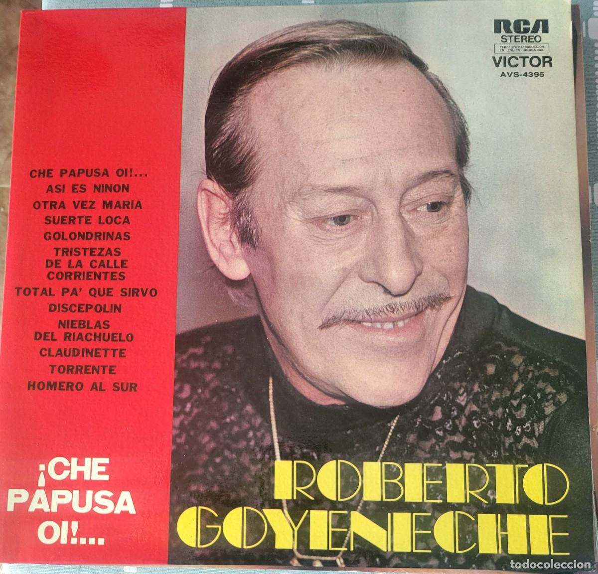 Discos de vinilo: Roberto Goyeneche Lp sello RCA Victor editado Argentina a&ntilde;o 1976...