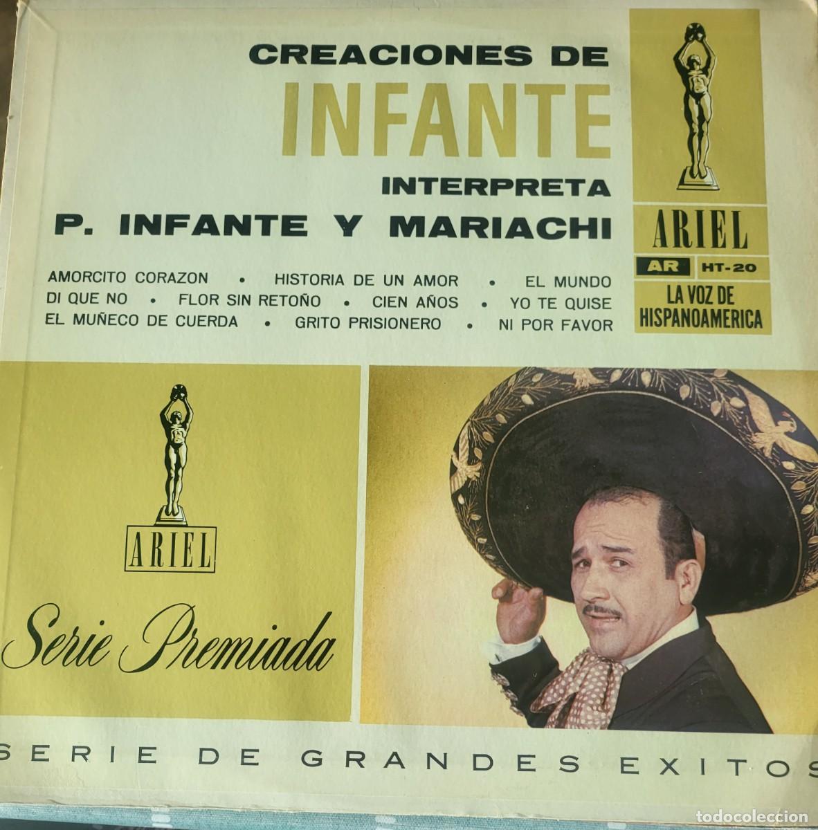 Discos de vinilo: Pedro Infante Lp sello Ariel editado M&eacute;xico...
