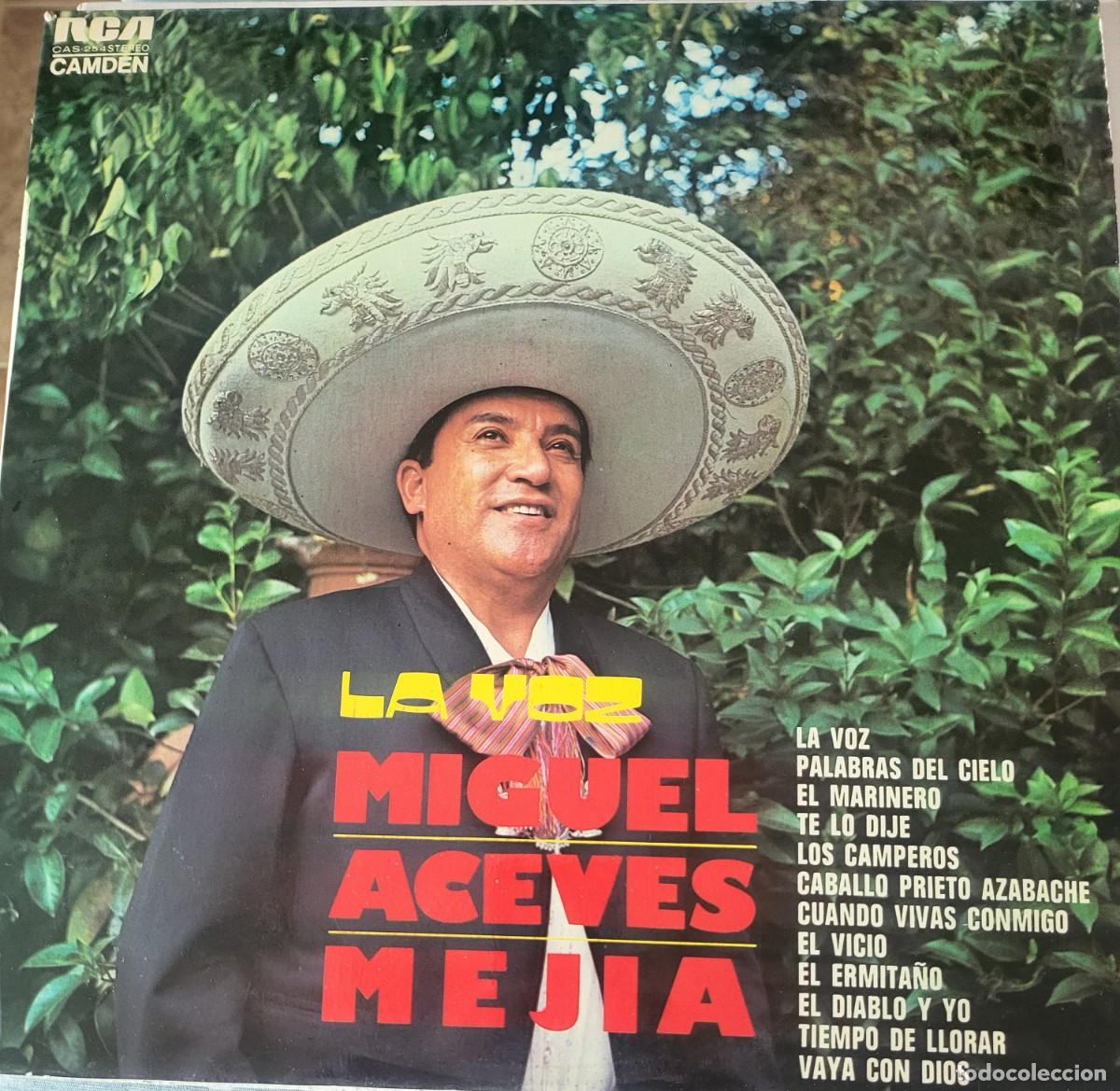 Discos de vinilo: Miguel Aceves Mejia Lp sello RCA Camden editado M&eacute;xico a&ntilde;o 1973...