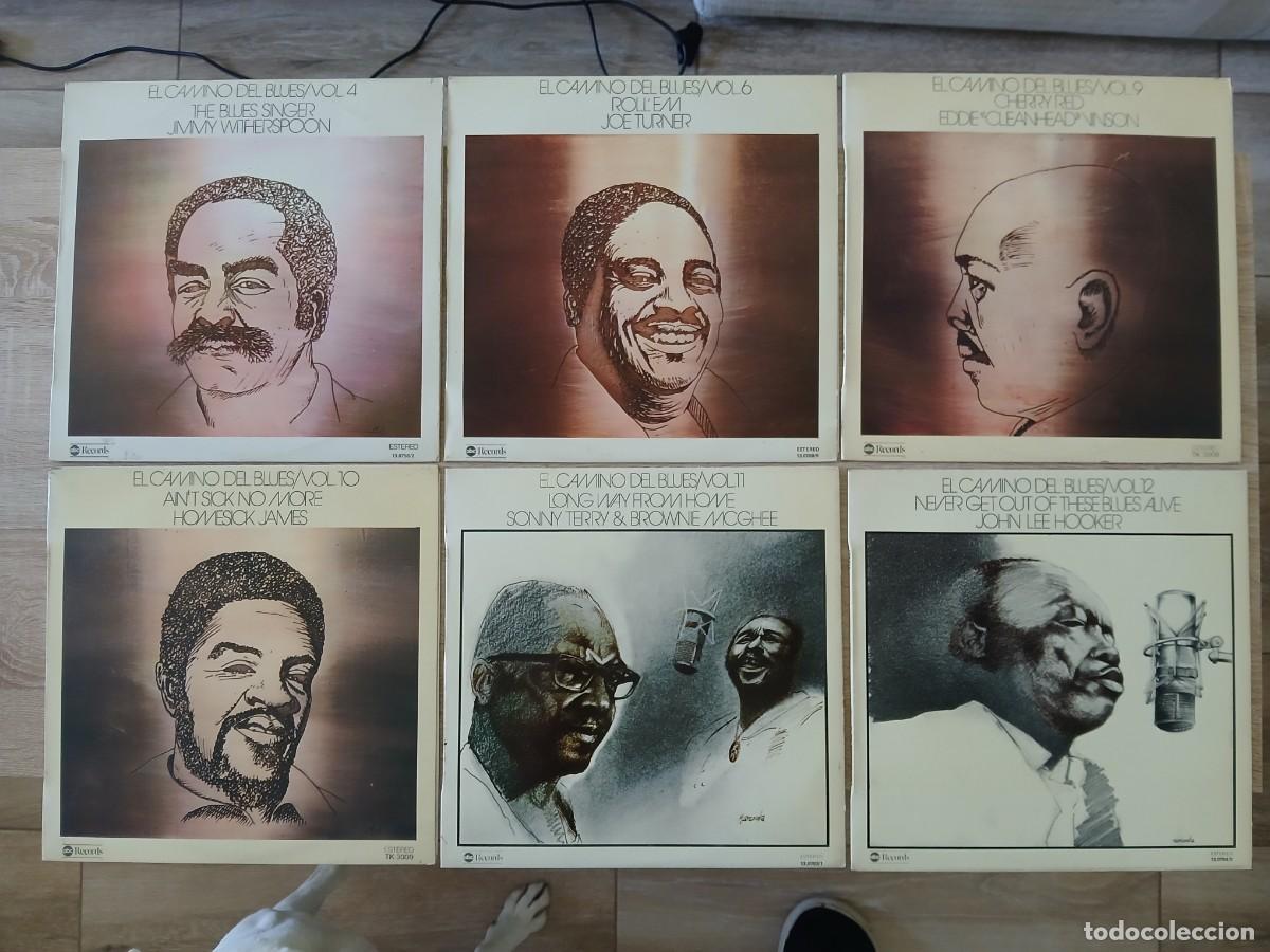 Discos de vinilo: DISCOS VINILO - EL CAMINO DEL BLUES - VOL 4 - VOL 6 - VOL 9 - VOL 10 - VOL 11 - VOL 12 - 1976