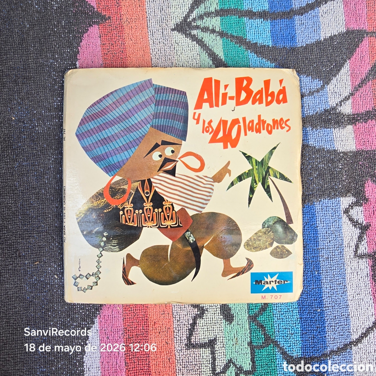 Discos de vinilo: [SINGLE] ALI-BAB&Aacute; Y LOS 40 LADRONES (MARFER) (1967)