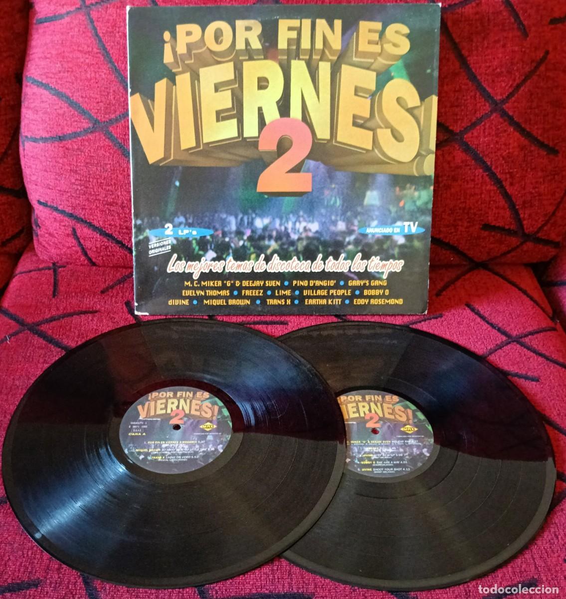 Discos de vinilo: POR FIN ES VIERNES 2 VINILO LP 1992 LIME Pino D'Angio EARTHA KITT Divine BOBBY O