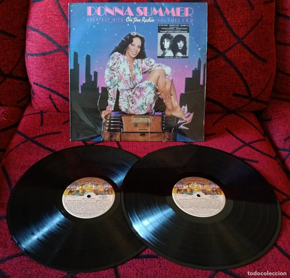 Discos de vinilo: DONNA SUMMER ** On The Radio: Greatest Hits Vol. 1 & 2 ** DOBLE VINILO LP 1979