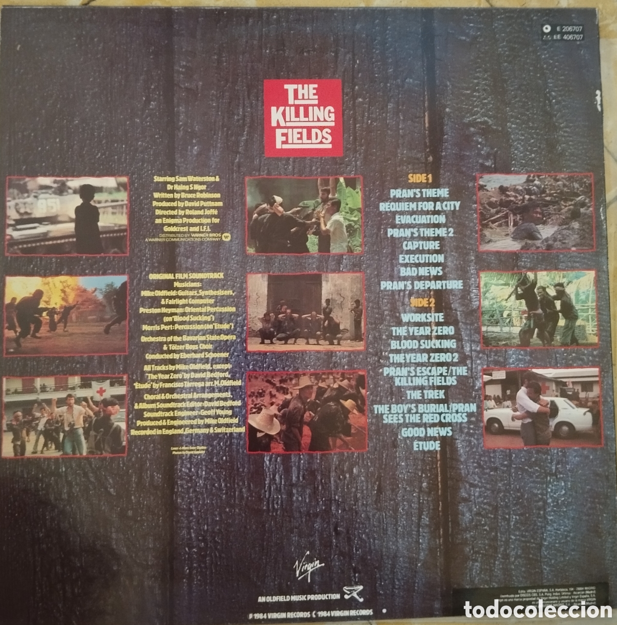 Discos de vinilo: Mike Olfield -The killing fields - LP - Foto 3