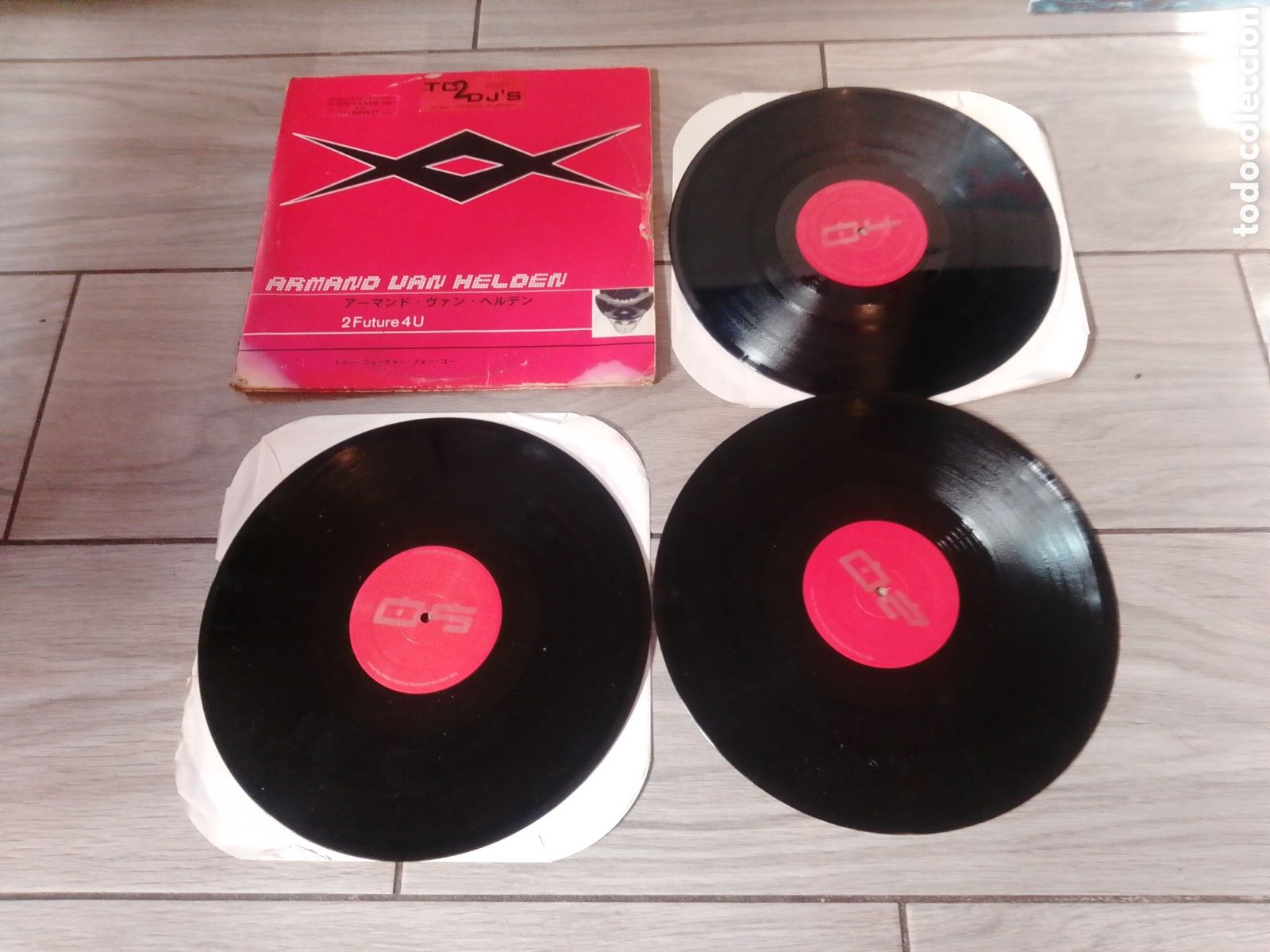 Discos de vinilo: ARMAND VAN HELDEN - 2 FUTURE 4U - 3 VINILOS - USA - ARMED RECORDS - FALTA VINILO 4 - LV -