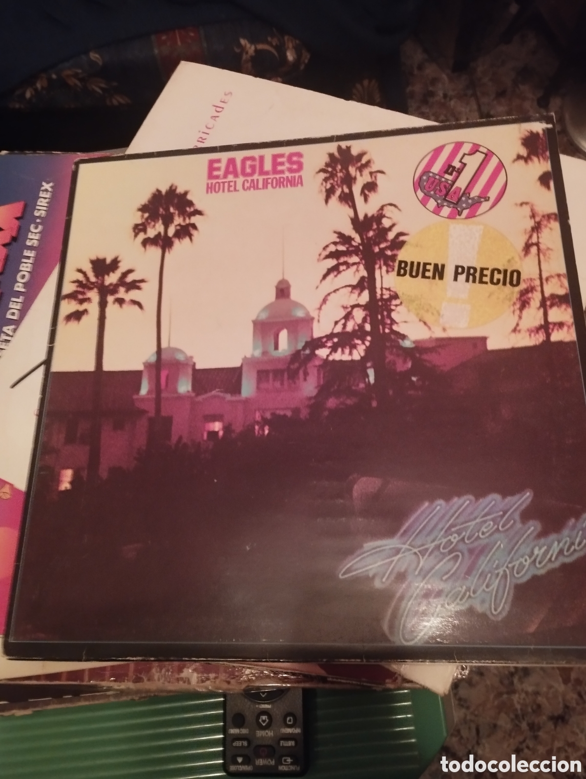 Discos de vinilo: Lp hotel california de los eagles - Foto 1