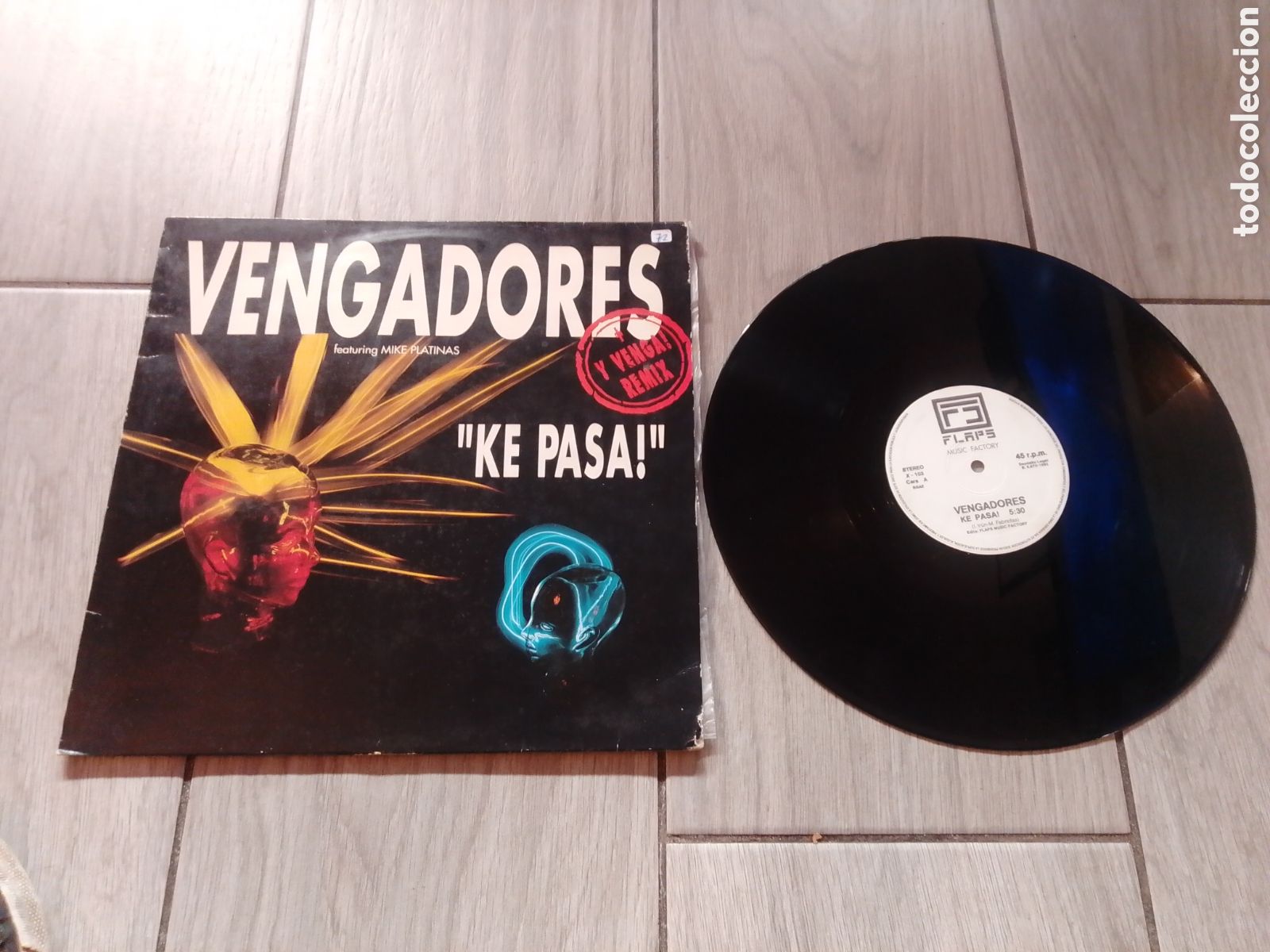Discos de vinilo: VENGADORES - KE PASA - MAXI - SPAIN - FLAPS - PLS 72 - L -