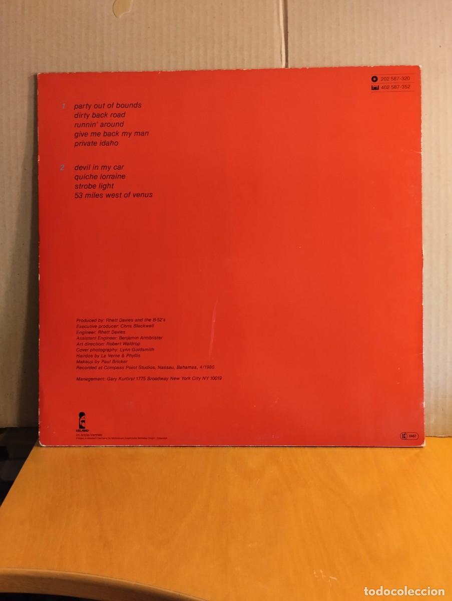 Discos de vinilo: THE B-52&acute;S --------- WILD PLANET - Foto 2