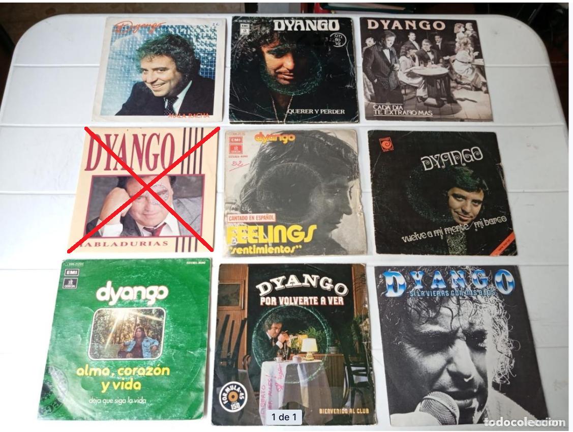 Discos de vinilo: LOTE SINGLES DYANGO. - Foto 1