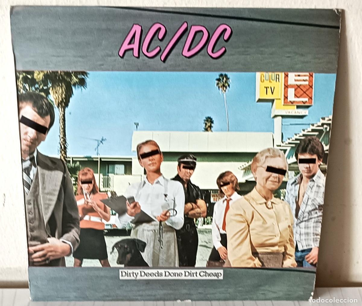 Discos de vinilo: AC DC - DIRTY DEEDS DONE DIRT CHEAP ATLANTIC - 1976
