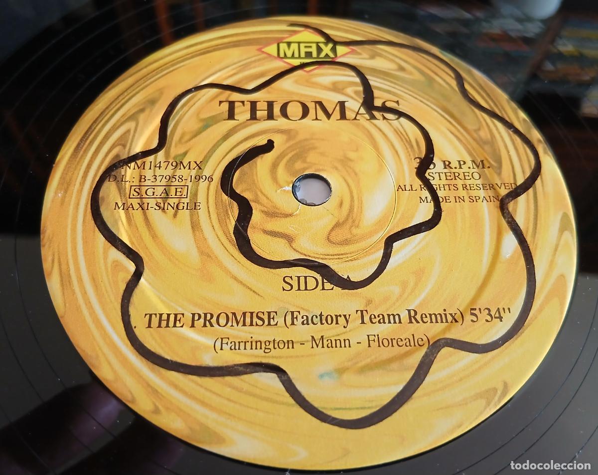 Discos de vinilo: THOMAS - THE PROMISE - MAXI SINGLE.12 - 1996 - SOLO VINILO