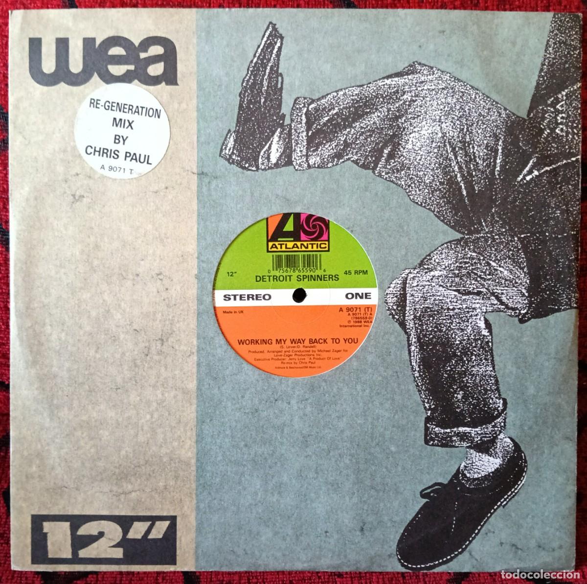 Discos de vinilo: DETROIT SPINNERS ** Working My Way Back To You ** MAXI SINGLE VINILO 1988 UK