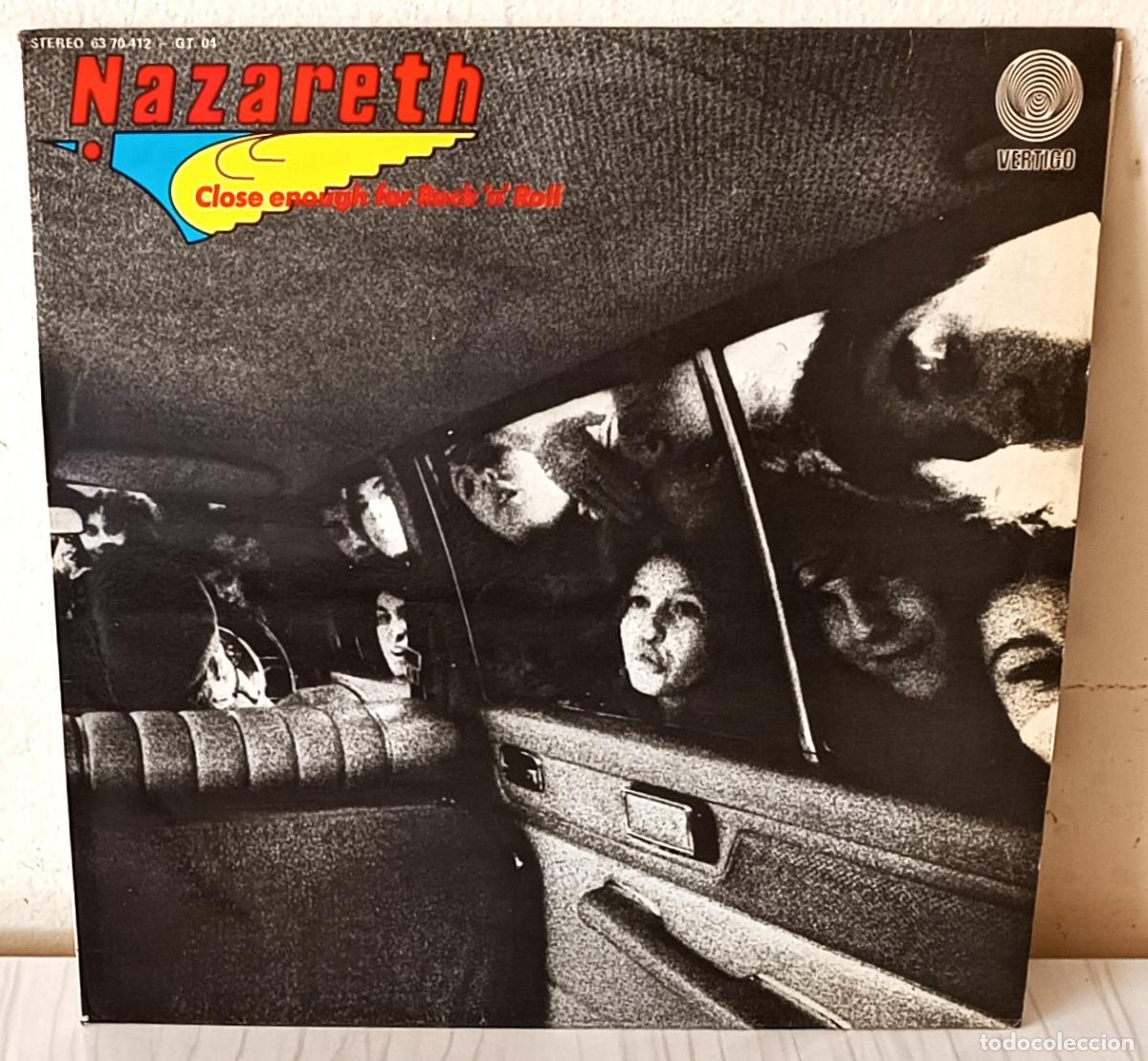 Discos de vinilo: NAZARETH - CLOSE ENOUGH FOR ROCK &acute;N&acute; ROLL VERTIGO - 1978 - Foto 1