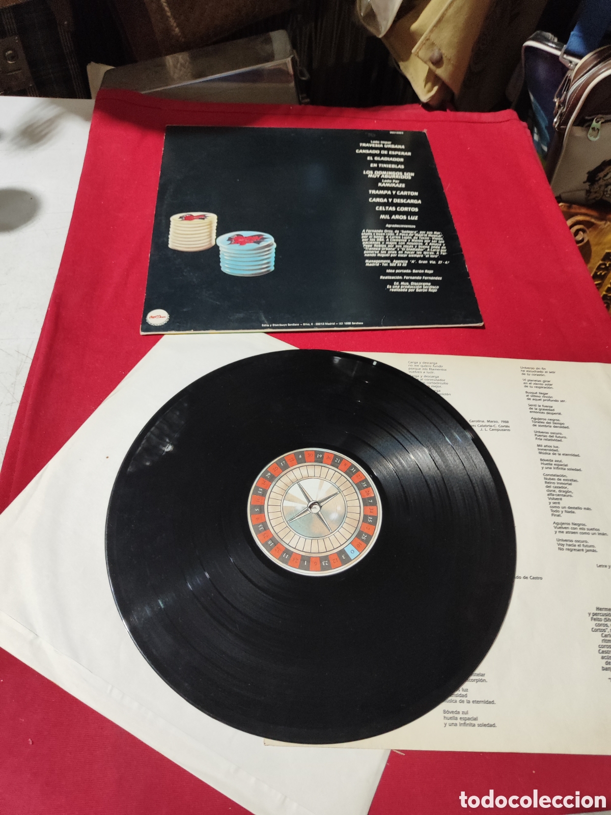 Discos de vinilo: Bar&oacute;n Rojo No Va M&aacute;s 1983 - Foto 2