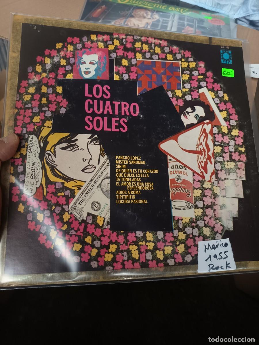 Discos de vinilo: LOTE 454, LP LOS CUATRO SOLES,( MEXICO 1955) ROCK, ! MUY BUENO!